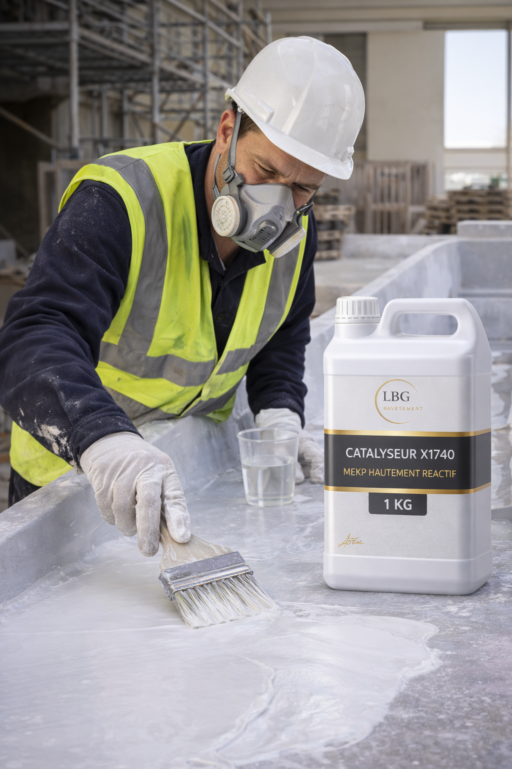 Catalyseur MEKP X1740 – Durcisseur résine polyester, gelcoat et topcoat 1 kg lbgrevetement