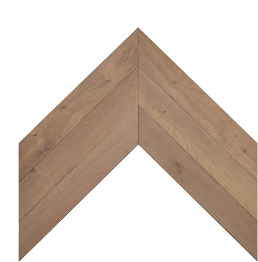 Parquet Contrecollé point de Hongrie Trocadero chêne fumé