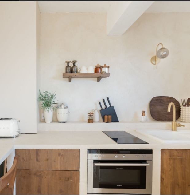 Béton ciré cuisine – Kit universel complet pour sol, murs, crédence et plan de travail