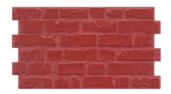 Parement mural Manhattan Rojo mat 31x56 cm en grès cérame. Carrelage mural aspect brique/pierre, style urbain et industriel, idéal pour une décoration intérieure tendance.