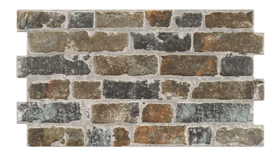 Parement mural Manhattan Marron mat 31x56 cm – Carrelage effet brique en grès cérame