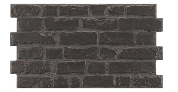 Parement mural Manhattan Antracita mat 31x56 cm – Carrelage effet brique en grès cérame