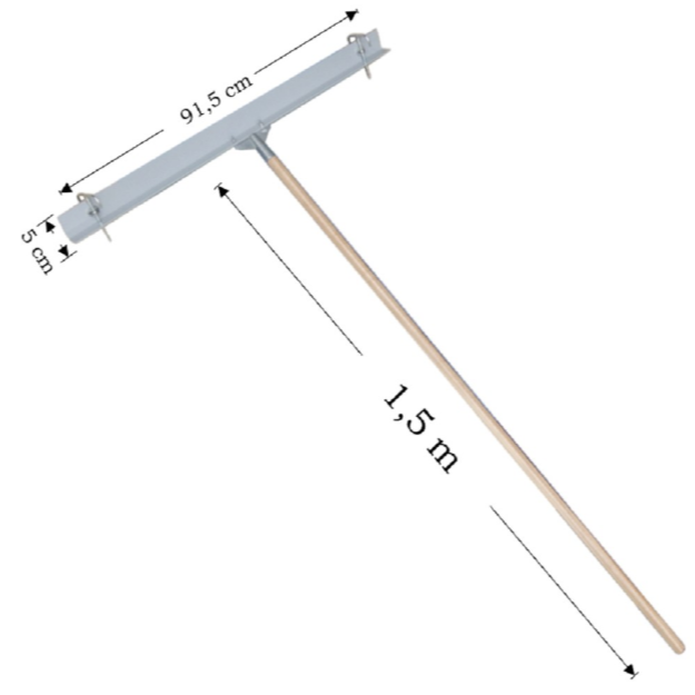 Règle d’étalement 91 cm Marshalltown – Réglage précis pour béton lissé et microchape lbgrevetement