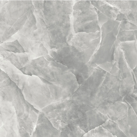 Carrelage aspect marbre Onyx Grey poli 60x60 cm – Grès cérame sol et mur