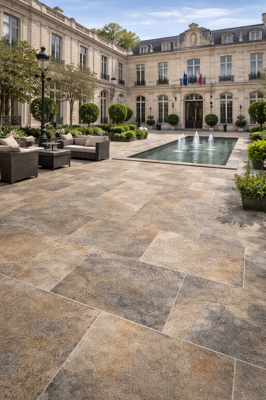 Carrelage antidérapant aspect pierre Bali mat 60×120 cm – Sol, mur et piscine intérieur / extérieur lbgrevetement