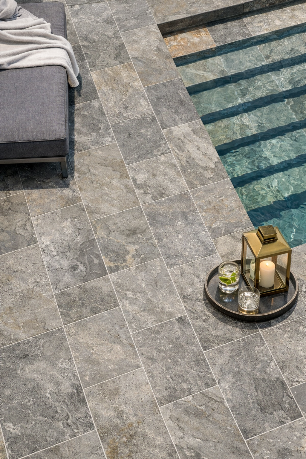 Carrelage antidérapant aspect pierre Bali Stone mat 30×60 cm – Sol et mur intérieur / extérieur R11