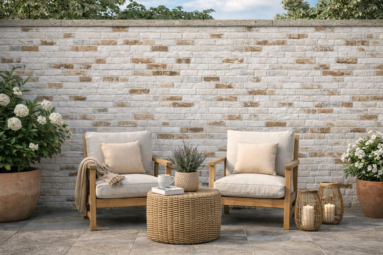 Parement mural Manhattan Old mat 31×56 cm – Carrelage mural aspect brique en grès cérame