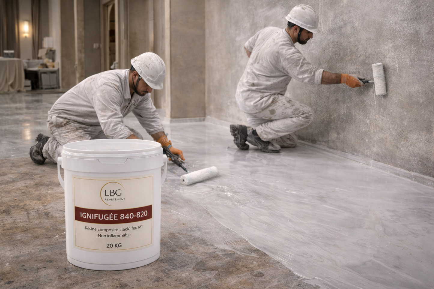Résine ignifugée 840-820 classée feu M1 – Résine composite non inflammable – 20 kg lbgrevetement