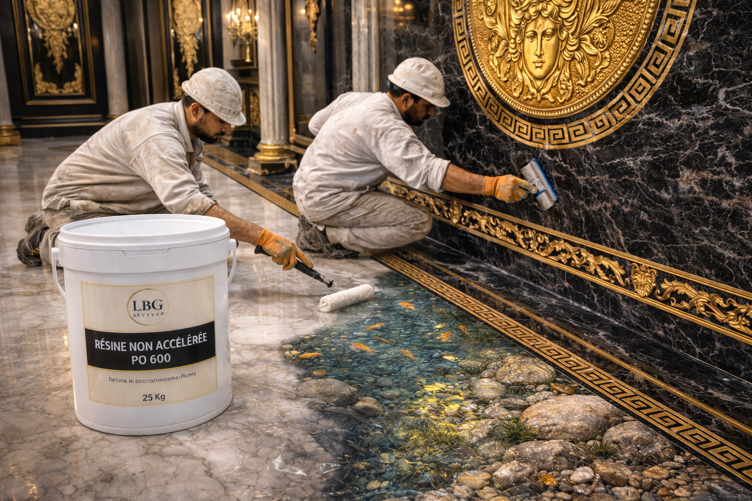 Résine polyester non accélérée PO 600 – Stratification et moulage composite – Bidon 25 kg lbgrevetement