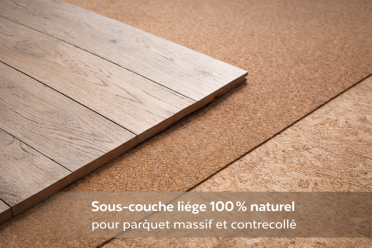 Sous Couche Sol - Sous Couche En Liège Et Caoutchouc Epaisseur 4mm Rouleau De 12m2 Orsilence 87883337 Sous Couche Sol - Sous Couche En Liège Et Caoutchouc Epaisseur 4mm Rouleau De 12m2 Orsilence 87883337