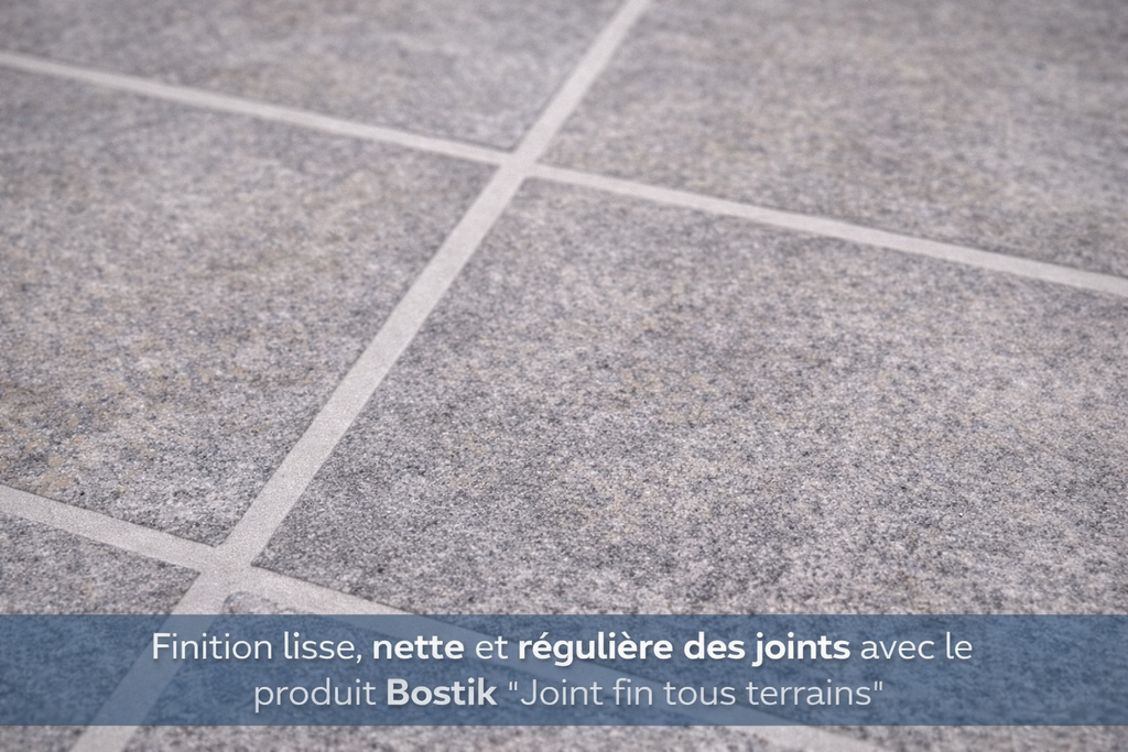 Mortier joint carrelage gris hydrofuge – Joints fins 1 à 6 mm – Sols & plaquettes de parement