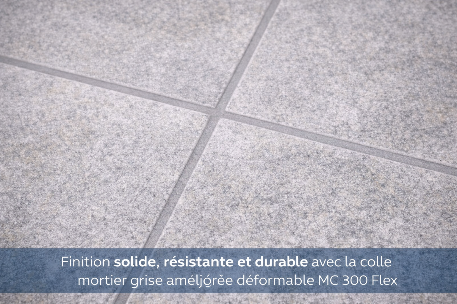 Colle mortier carrelage grise déformable premium C2S – Temps ouvert allongé – Plancher chauffant – 25 kg