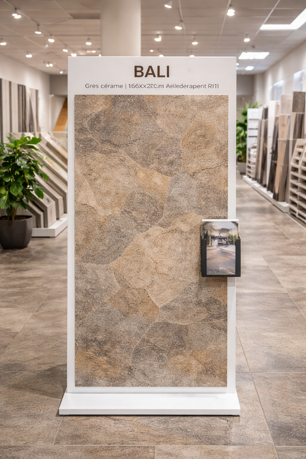 Carrelage antidérapant aspect pierre Bali mat 60×120 cm – Sol, mur et piscine intérieur / extérieur lbgrevetement