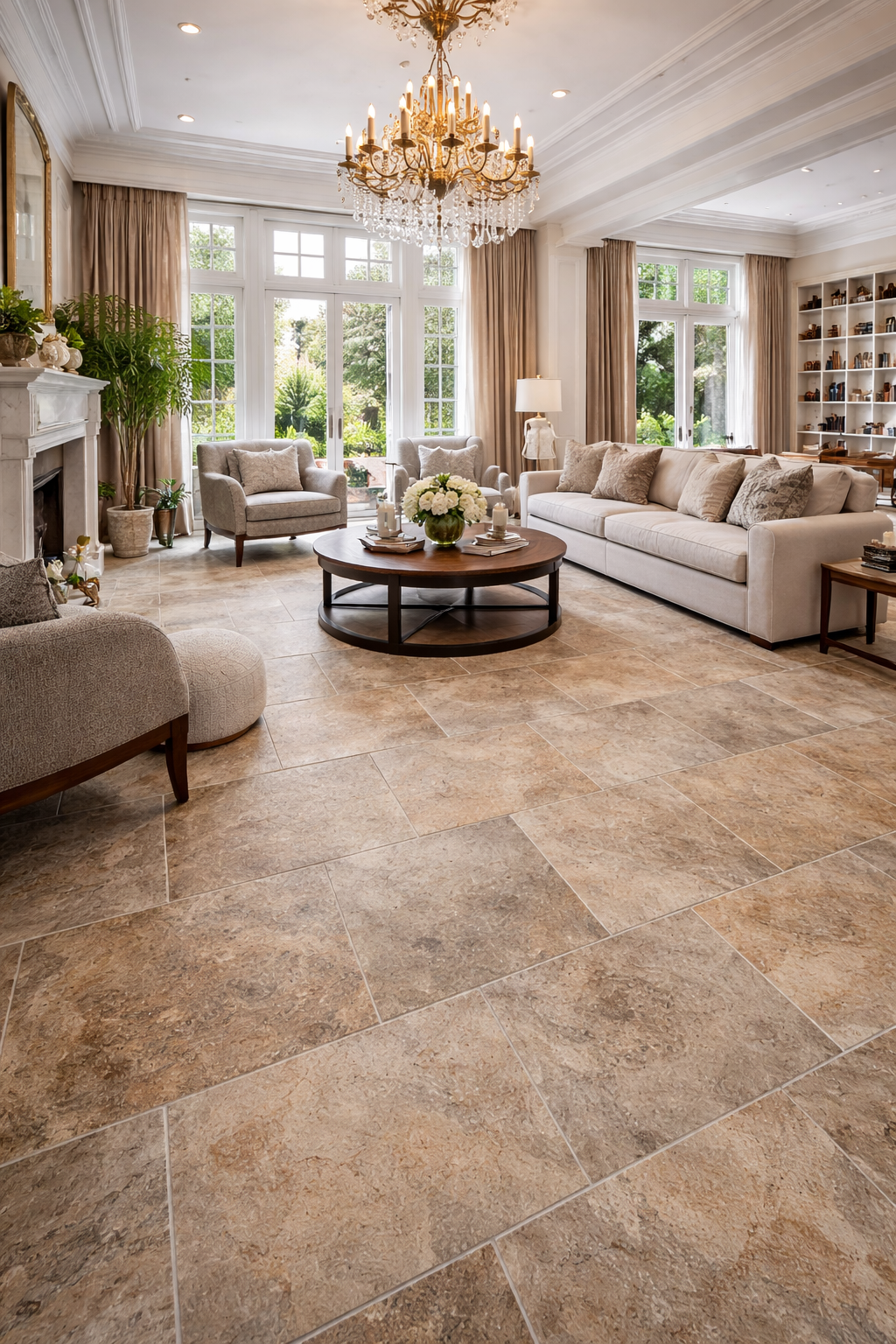 Carrelage sol et mur aspect pierre Piedra de Bali beige 33x60 cm en grès cérame émaillé. Intérieur et extérieur, idéal salle d’eau, piscine, facile d’entretien.