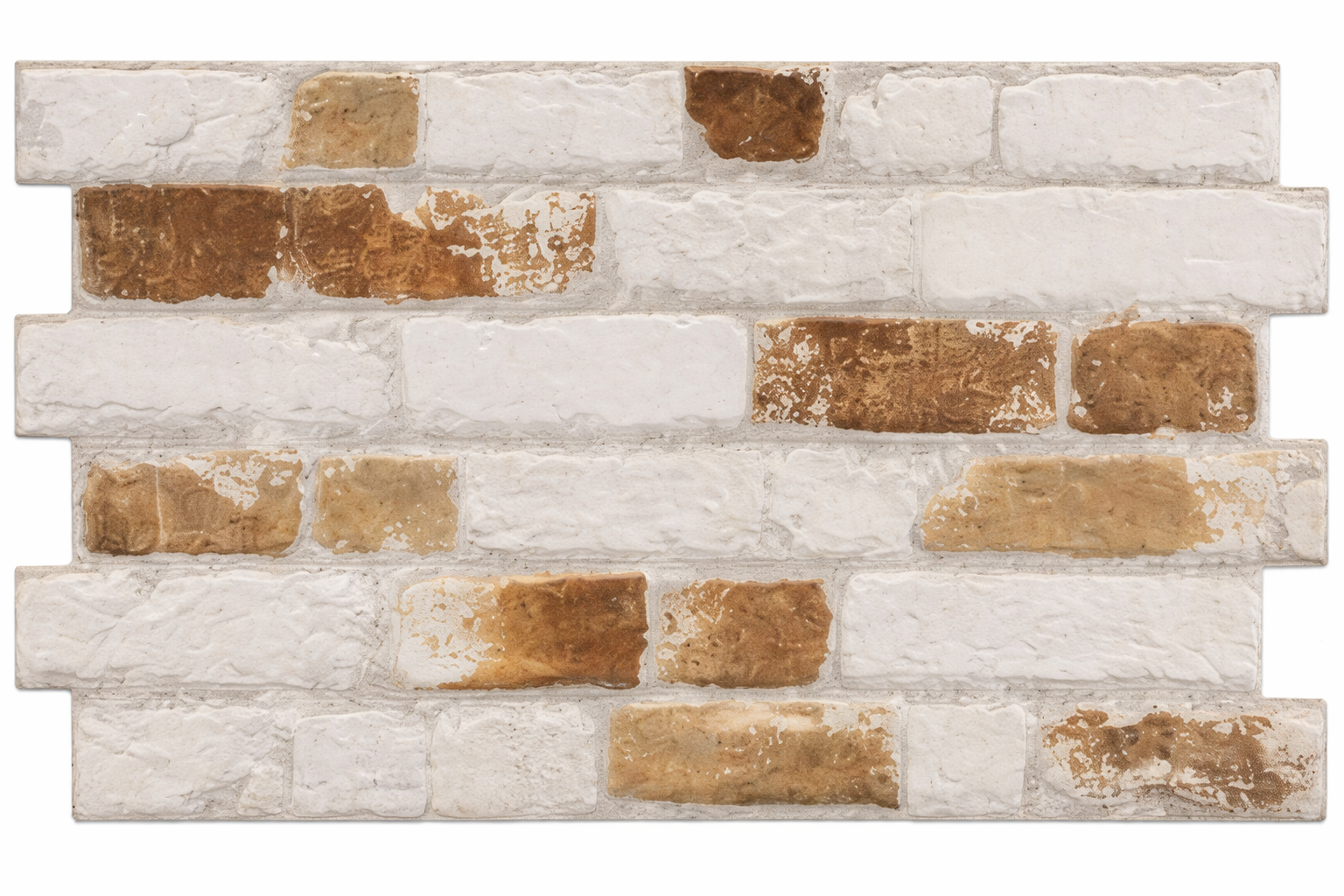 Parement mural Manhattan Old mat 31×56 cm – Carrelage mural aspect brique en grès cérame