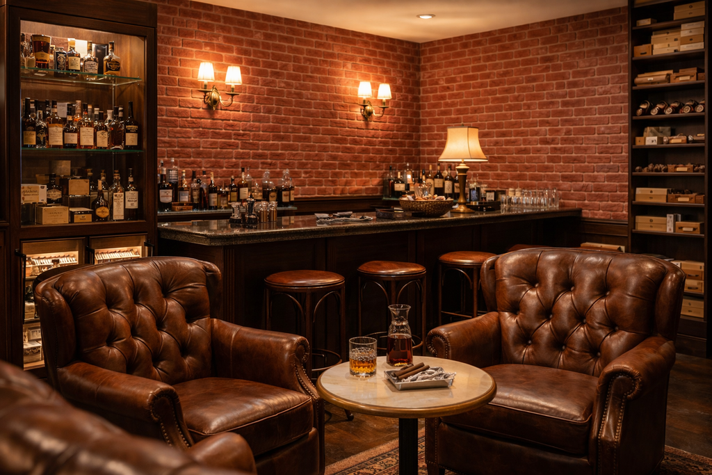 Parement mural Manhattan Rojo mat 31x56 cm en grès cérame. Carrelage mural aspect brique/pierre, style urbain et industriel, idéal pour une décoration intérieure tendance.