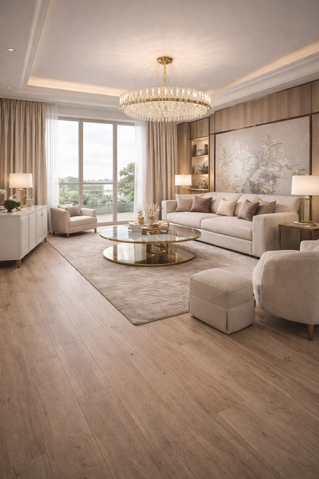 Parquet Vinyl Mantaro Mink mat 23,2x153,2 cm lbgrevetement