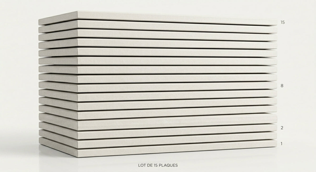 Plaque Plâtre BA13 Standard 2.5x1.2m - Solution Idéale pour des Murs Parfaits lbgrevetement