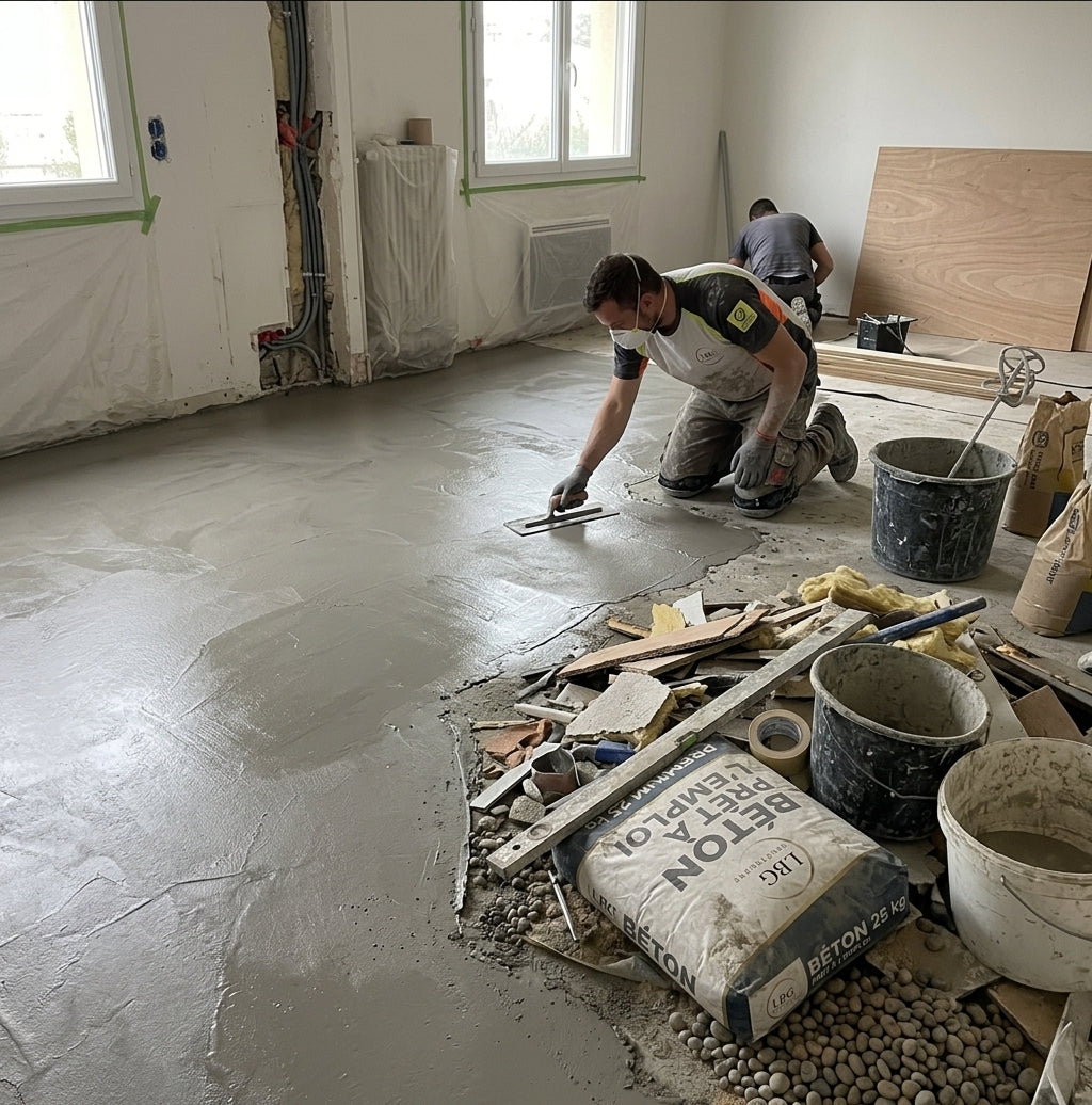 Béton prêt à l'emploi 25 kg lbgrevetement