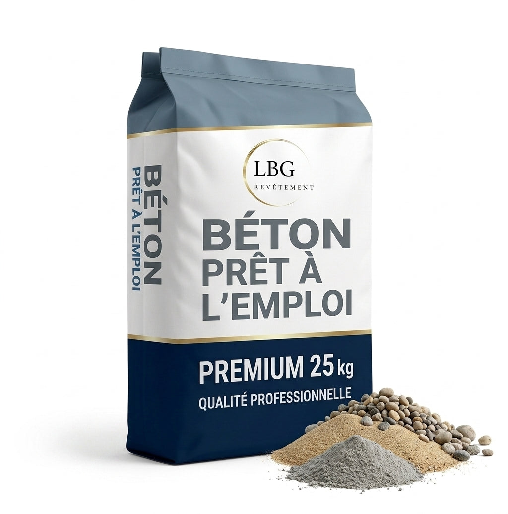 Béton prêt à l'emploi 25 kg lbgrevetement