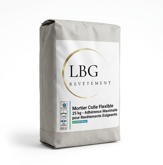 Mortier Colle Flexible 25 kg - Adhérence Maximale pour Revêtements Exigeants lbgrevetement