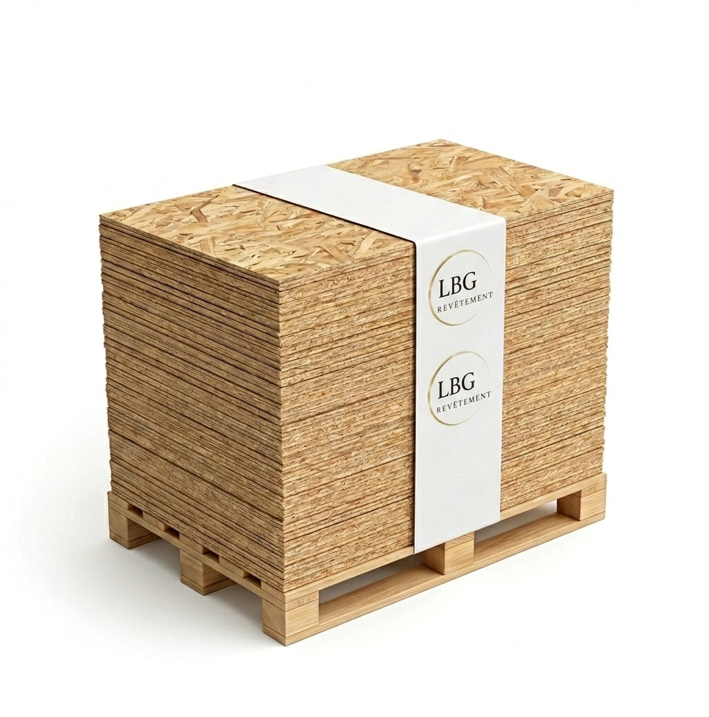 Panneau OSB 4 2440x1220x18mm - Résistance Maximale pour Vos Projets de Construction lbgrevetement