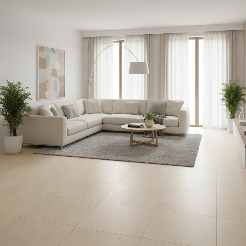 Carrelage aspect béton Materica corda mat 80x80 cm lbgrevetement