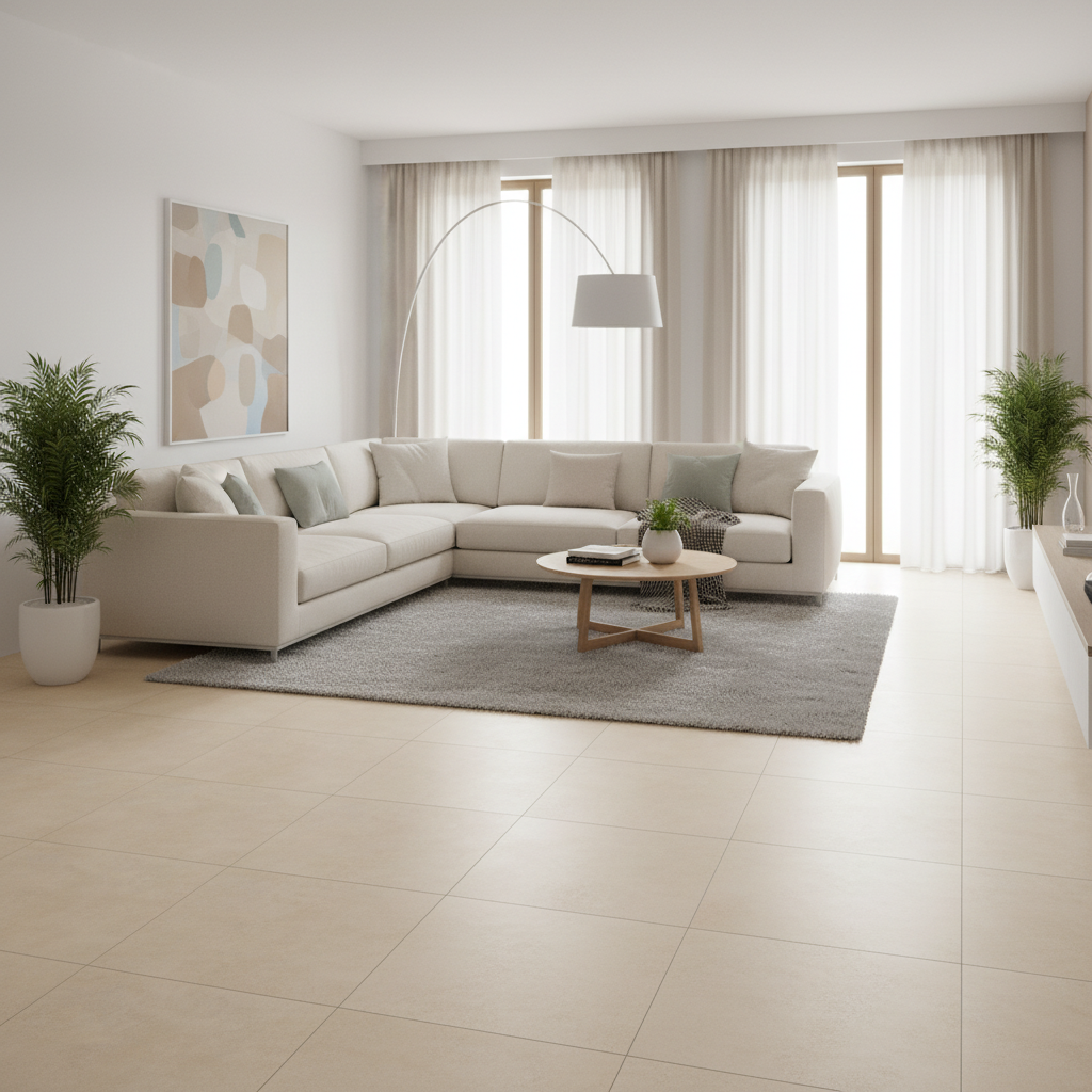 Carrelage aspect béton Materica corda mat 80x80 cm