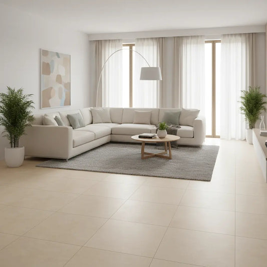 Carrelage aspect béton Materica corda mat 80x80 cm lbgrevetement