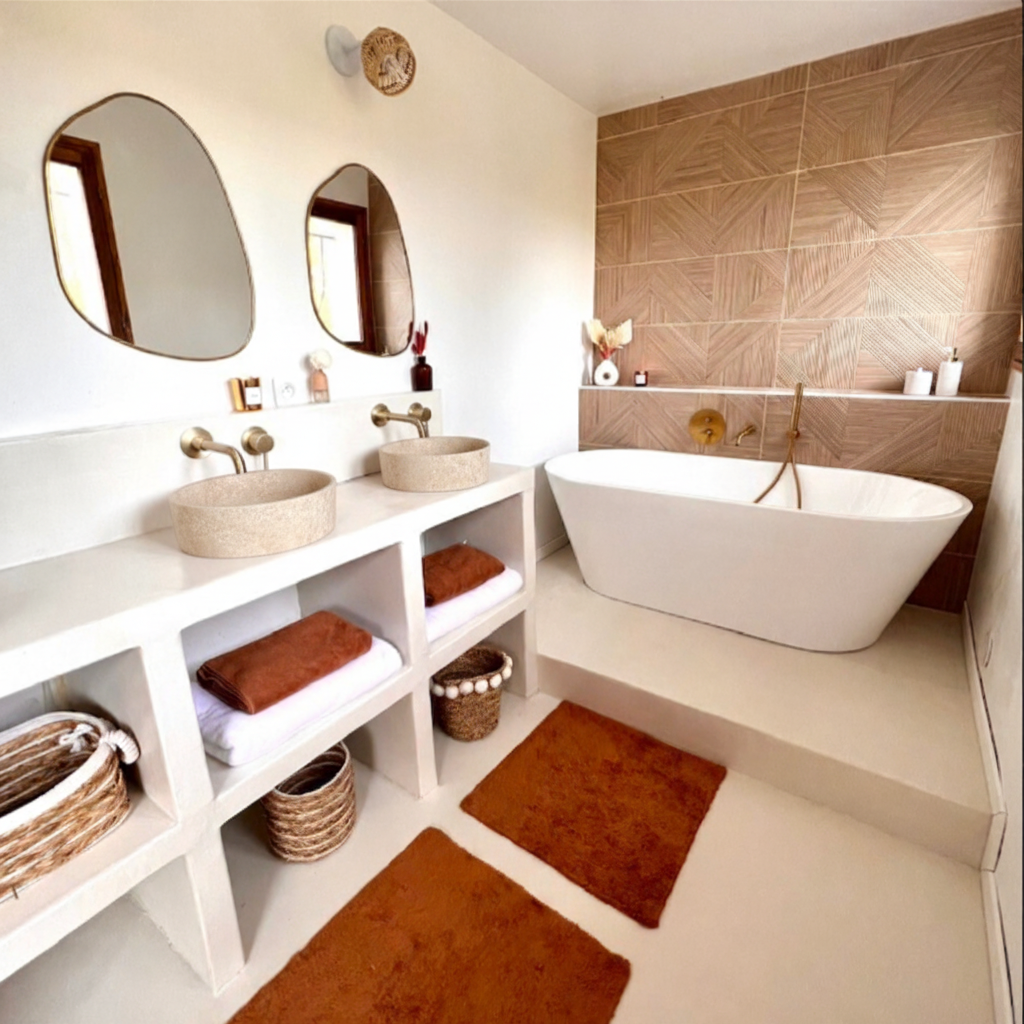 Kit ISY béton ciré plan vasque et douche – Prêt à l’emploi, étanche et facile à appliquer