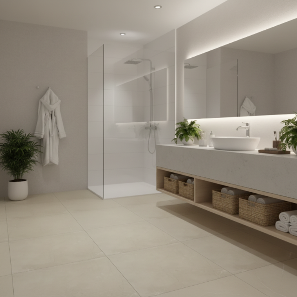 Kit ISY béton ciré plan vasque et douche – Prêt à l’emploi, étanche et facile à appliquer