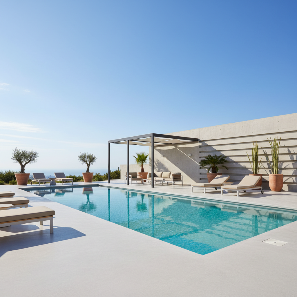 Kit ISY Béton Ciré Extérieur sur Carrelage – Sols et murs extérieurs