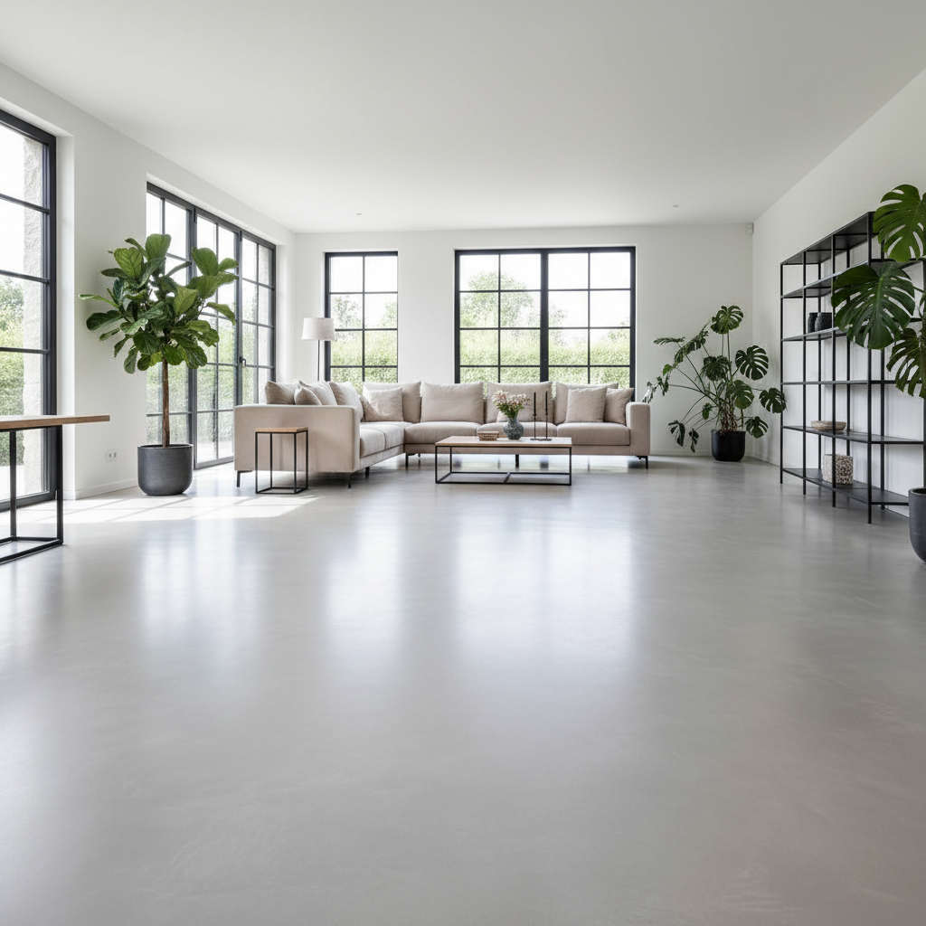 Béton ciré sur carrelage – Kit universel forte protection sol, murs, cuisine et salle de bain 2 couches