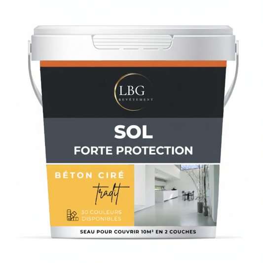Béton ciré sol – Kit complet Tradit forte protection pour sols intérieurs lbgrevetement