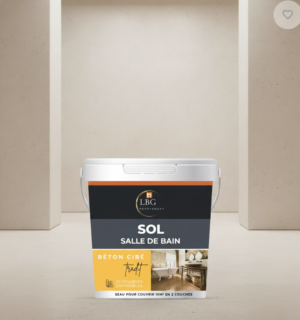 Kit béton ciré salle de bain universel ISY – Prêt à l’emploi, étanche et facile à appliquer