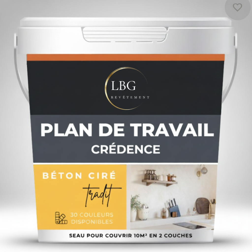 Béton ciré plan de travail – Kit complet cuisine pour crédence et meubles lbgrevetement