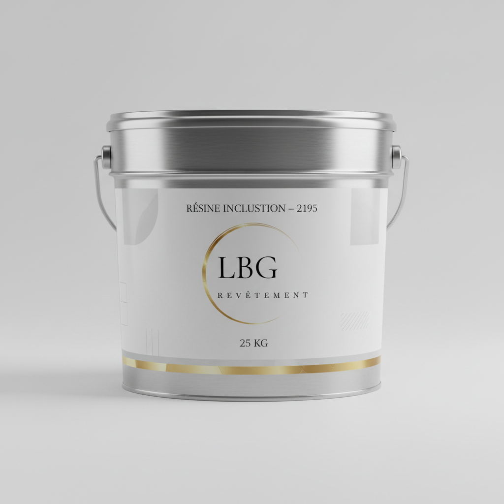 Résine d’inclusion polyester 2195 transparente – Inclusions décoratives & coulées esthétiques – 25 kg