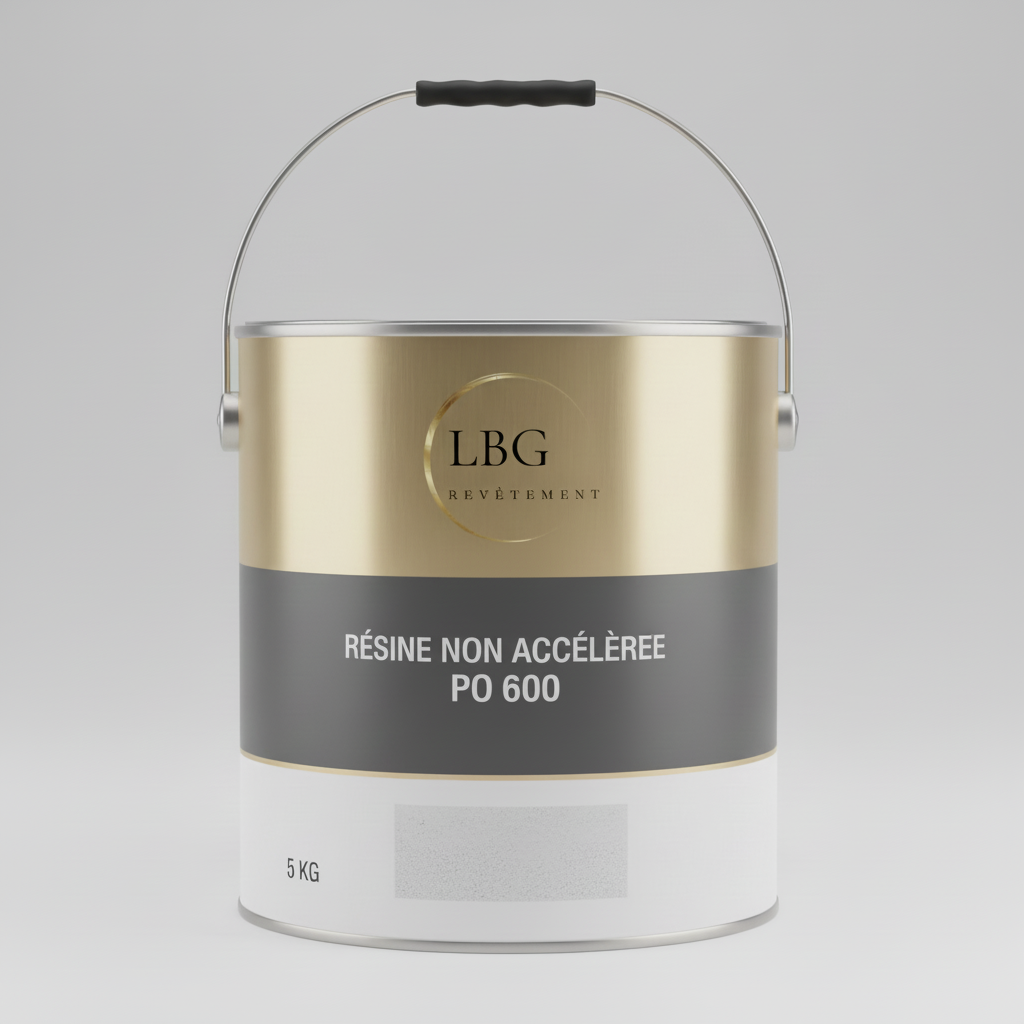 Résine polyester non accélérée PO 600 – Stratification et moulage composite – 5 kg lbgrevetement