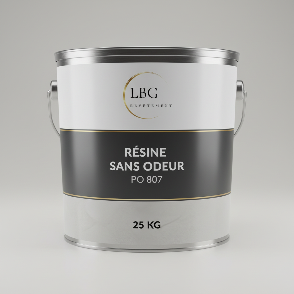 Résine polyester sans odeur PO 807 – Stratification composite intérieure – Bidon 25 kg