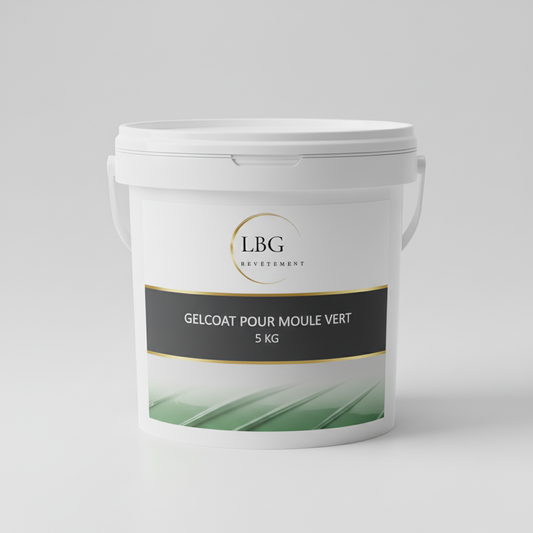 Gelcoat polyester pour moule vert 5 kg – Gelcoat professionnel haute résistance lbgrevetement