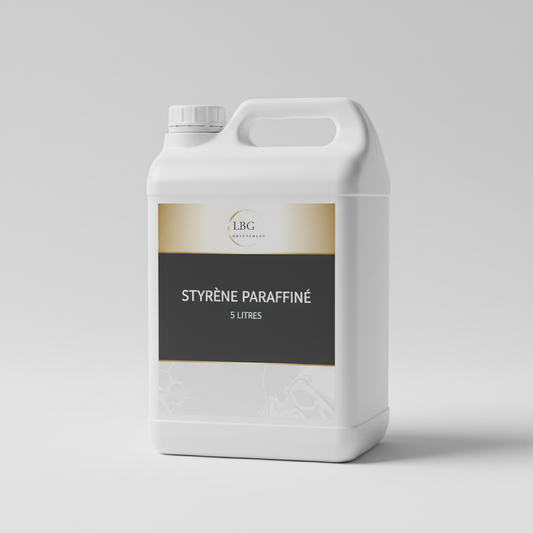 Styrène paraffiné 5 L – Additif de finition pour résine polyester non collante lbgrevetement