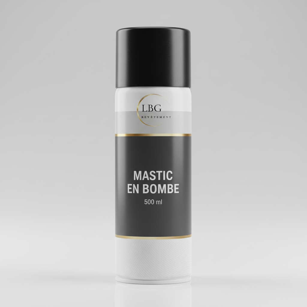 Mastic polyester en bombe – Mastic aérosol prêt à l’emploi pour retouches et finitions