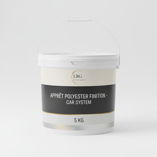 Apprêt polyester finition Car System – Fort pouvoir garnissant & surface lisse – 5 kg lbgrevetement