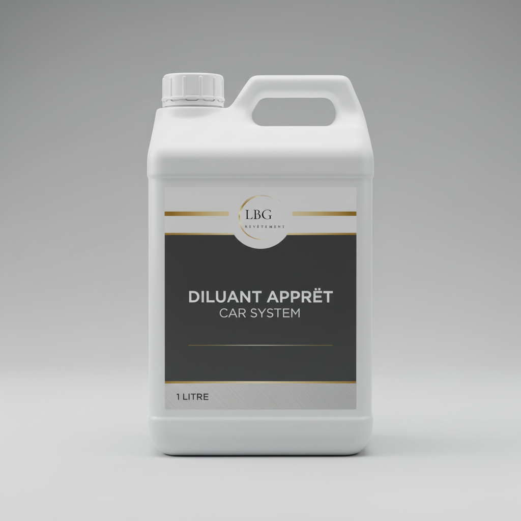 Diluant pour apprêt polyester Car System – Application pistolet & finition lisse – 1 L lbgrevetement
