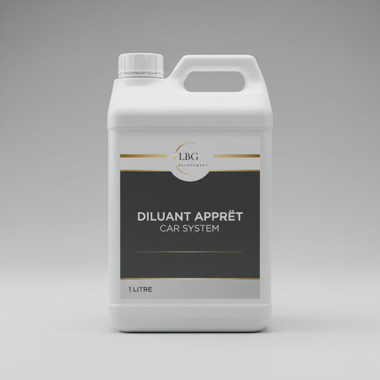 Diluant pour apprêt polyester Car System – Application pistolet & finition lisse – 1 L lbgrevetement