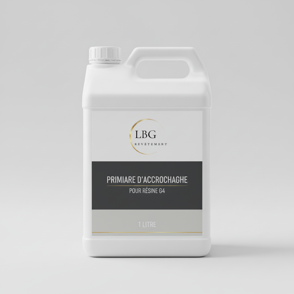 Primaire d’accrochage G4 – Résine polyuréthane 1L pour bois, béton & supports poreux lbgrevetement