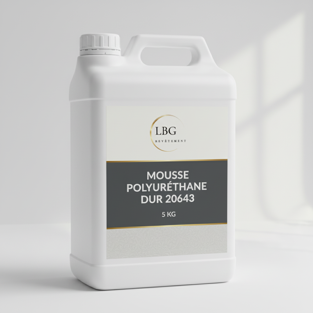 Mousse polyuréthane dure 20643 – PU bi-composant haute densité pour remplissage et renfort – 5 kg lbgrevetement
