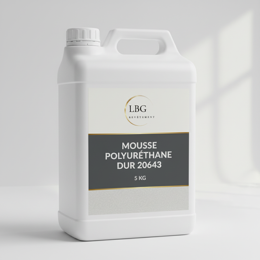 Mousse polyuréthane dure 20643 – PU bi-composant haute densité pour remplissage et renfort – 5 kg lbgrevetement