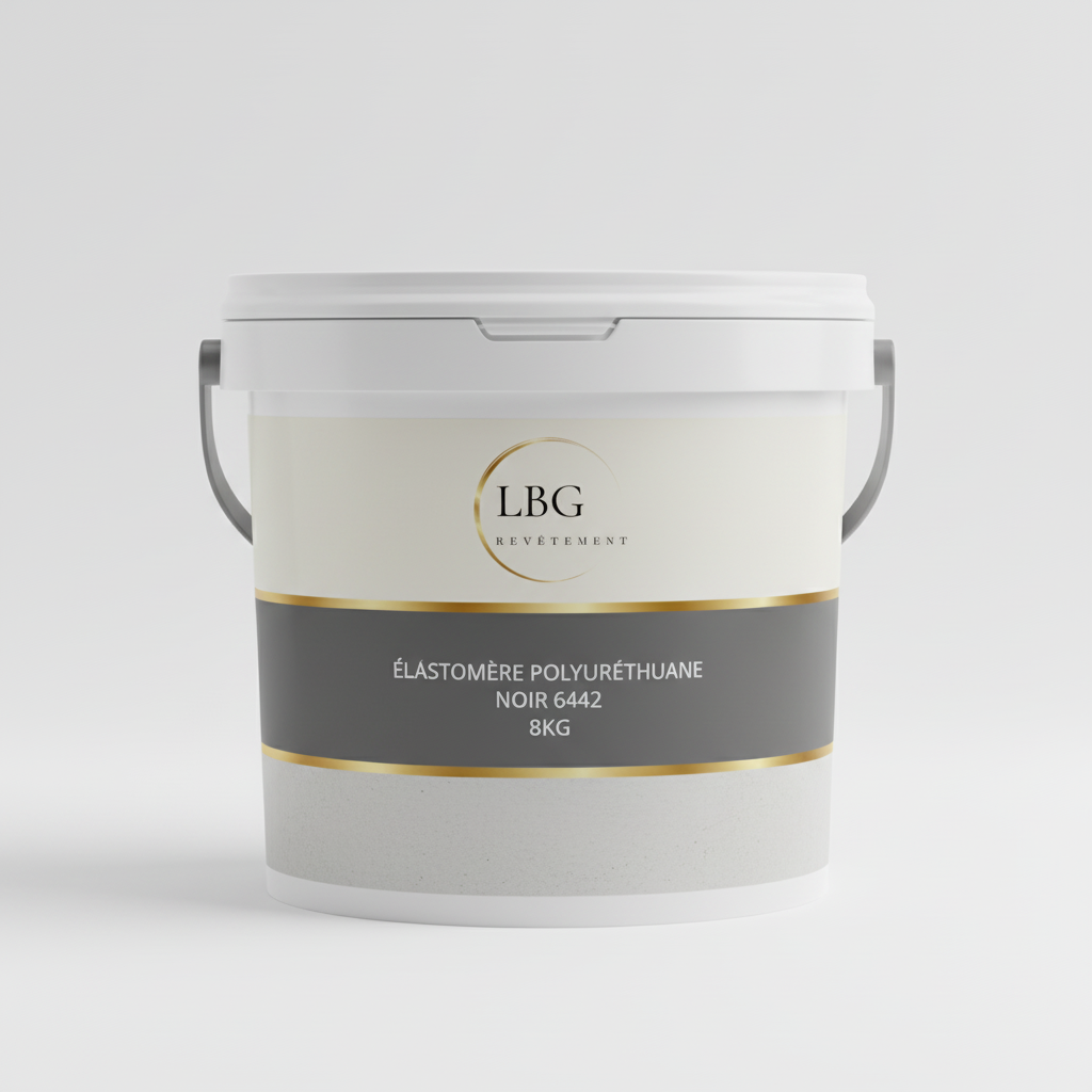 Élastomère polyuréthane noir 6442 – PU bi-composant souple et résistant lbgrevetement