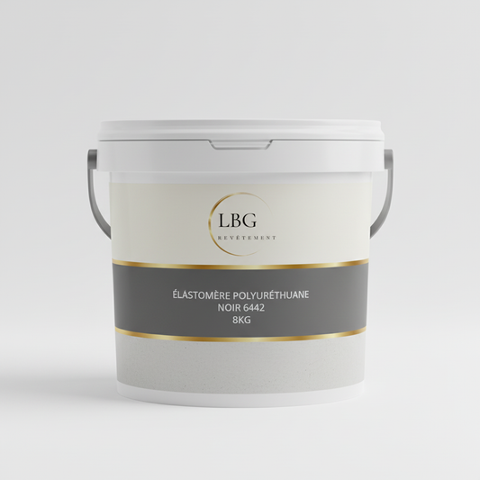Élastomère polyuréthane noir 6442 – PU bi-composant souple et résistant lbgrevetement
